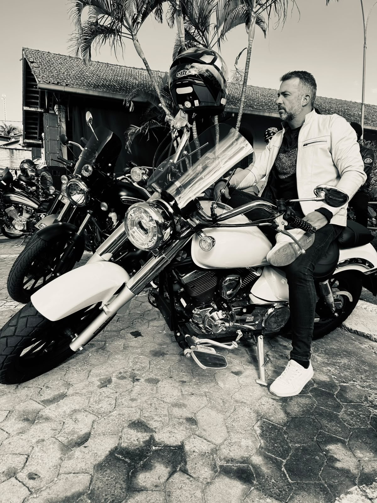Robert na motocicleta